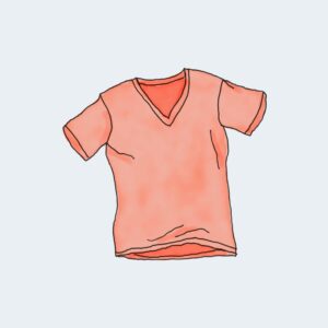 Casual Striped Polo T-Shirt